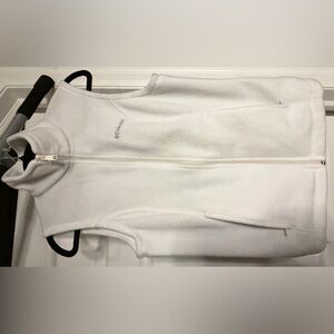 Columbia Soft Cream Fleece Vest Size Small
